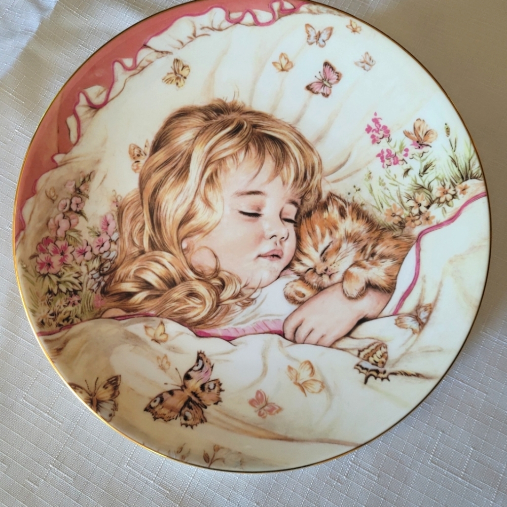 Royal Worcester Monday's Child collector plate